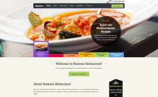 Seasons — Restaurant WordPress Theme